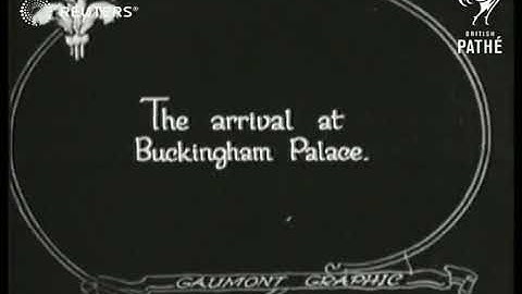 Homecoming of Edward VIII (1922)