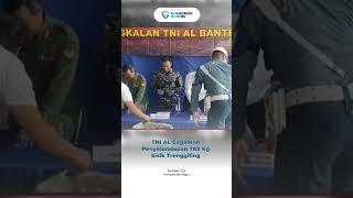 TNI AL berhasil menggagalkan upaya penyelundupan 780 kilogram sisik trenggiling di perairan Banten