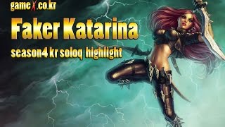 SKT T1 K Faker Katarina(페이커 카타리나)Mid Highlights 2014.08.21