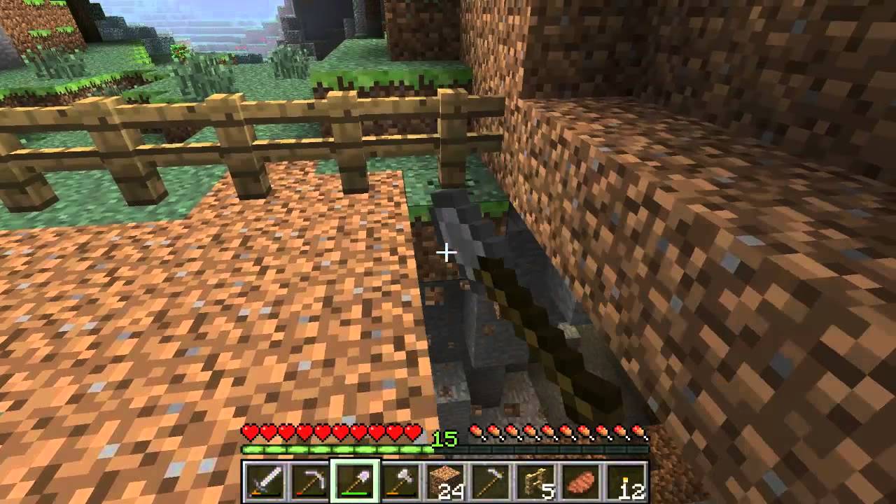 Lets Play Minecraft 07 Wie man Zäune richtig craftet YouTube