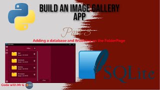 Image gallery app build in Python: Part 3 | Adding a Database and finalizing on the FolderPage