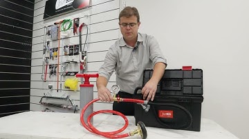 Save water and test pipe work with air