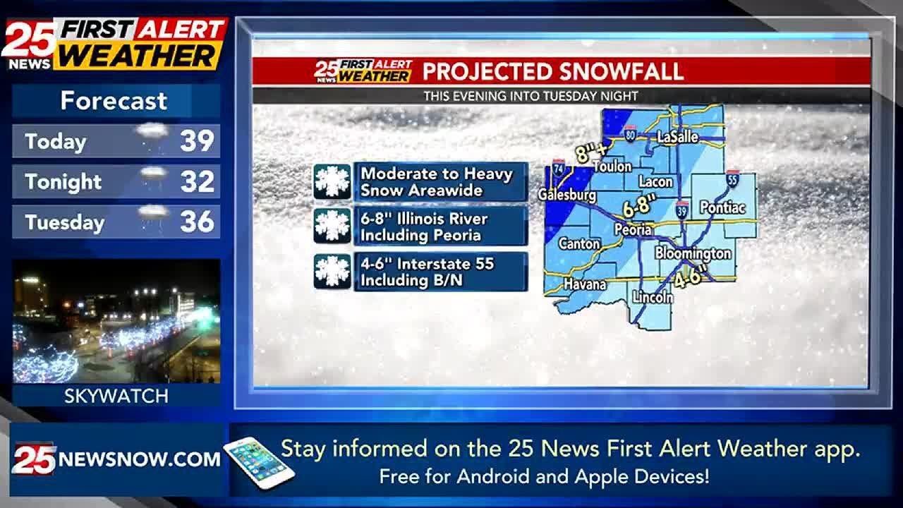 First Alert - Accumulating Snow Begins This Evening - YouTube