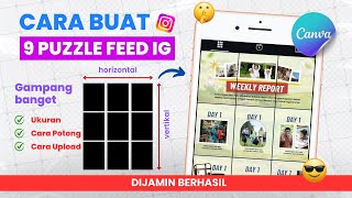 Cara Membuat 9 Puzzle Feed Instagram Nyambung (Ukuran, Cara Potong, Upload Tanpa Terpotong)