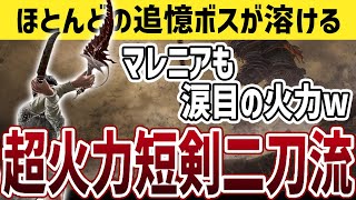 【エルデンリング】追憶ボスを蹂躙する超火力短剣二刀流ビルドがエグすぎたw【ELDEN RING】Ver1.08.1 攻略 小ネタ 裏技 タリスマン