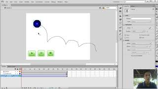 Penggunaan Action Script 3.0 Untuk Fungsi Tombol Play, Pause, dan Stop di Adobe Flash CS6