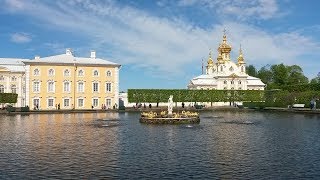 Открытие фонтанов в Петродворце. 19 мая 2018 года.