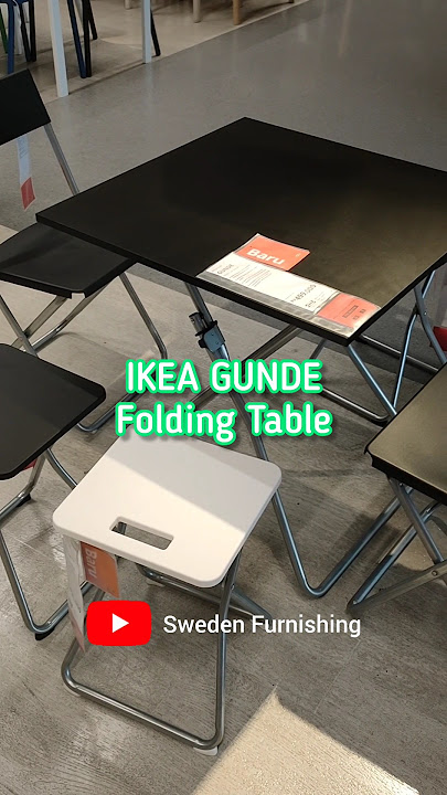 IKEA GUNDE folding table new 2024