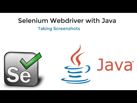 8. Selenium Java || Taking Screenshots.
