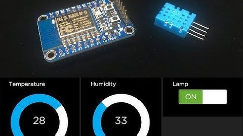 Sending temp and humidity to adafruit io using nodemcu in tamil