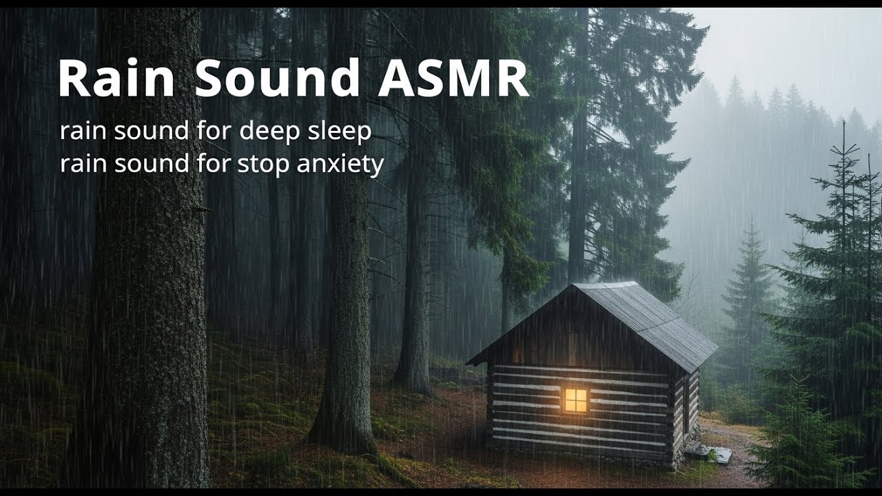 Deep Night Rain and Thunder Soundscape for Healing Sleep and Calm Mind to Calm a Racing Mind