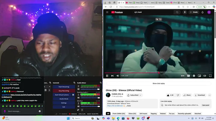 Chinx (OS) - Silence (Official Video) GODBODY REACTS !!!