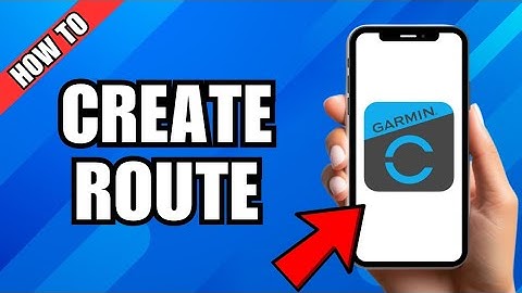 How To Create Route In Garmin Connect