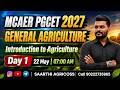 MCAER PG-CET 2027 | GENERAL AGRICULTURE | INSTITUTIONS | Saarthi Agricoss