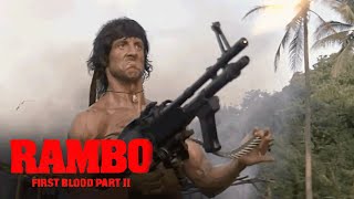 'Rambo Destroys The POW Camp' Scene | Rambo: First Blood Part II