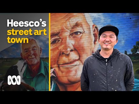 This street art is amazing | Heesco Town - Yarram | ABC Australia