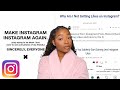 "Instagram is DEAD" | THE FALL OF INSTAGRAM (no likes, ads, fake, etc.)