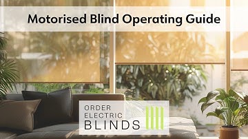 OneTouch Motorised Blind Operating Guide - Order Electric Blinds