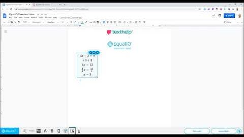 How to Use Equatio
