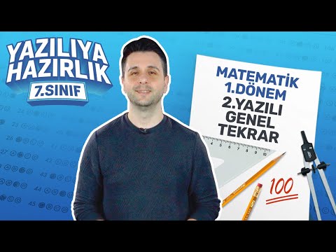 KİM 100 İSTER? 7.Sınıf Matematik 1.Dönem 2.Yazılıya Hazırlık (2023) Sınav Konuları Full Konu Tekrarı