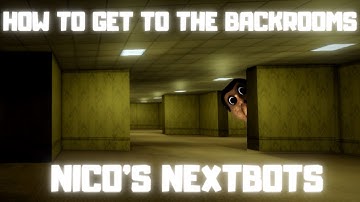 How to Get to the *Backrooms* in Roblox Nico