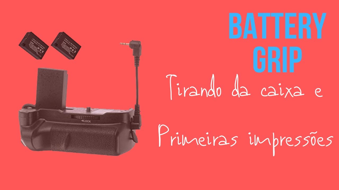 Tirando da Caixa e Primeiras impressões do Battery Grip para Canon SL2