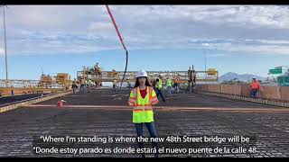 Interstate 10 Broadway Curve Improvement Project (48th Street Bridge Deck Pour)