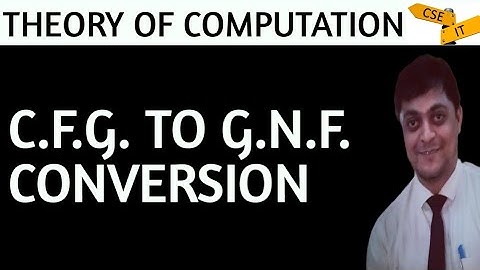 greibach normal form | cfg to gnf | conversion | in hindi | convert cfg to greibach normal form |toc