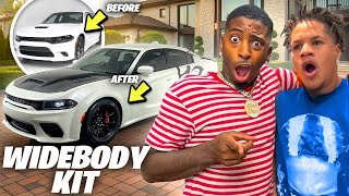 INSTALLING WIDEBODY KIT ON MY HELLCAT DODGE CHARGER !