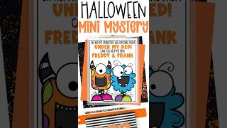 Solve the Mystery of the Case of the Missing Monsters Halloween Activity Similar to an Escape Room