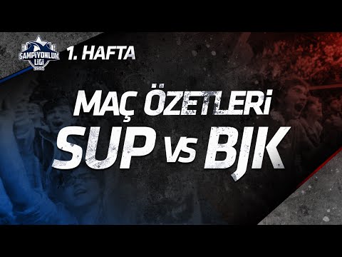 2016 Şampiyonluk Ligi Kış Mevsimi 1. Hafta - SUP vs BJK maç özeti