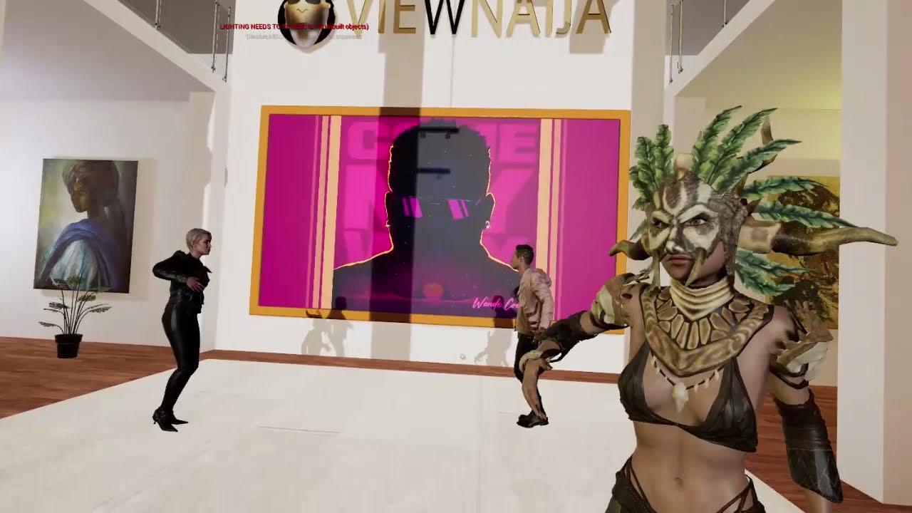 Halloween party in ViewNaija Art Gallery