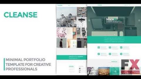Preview Cleanse - Minimal Portfolio HTML Template TForest