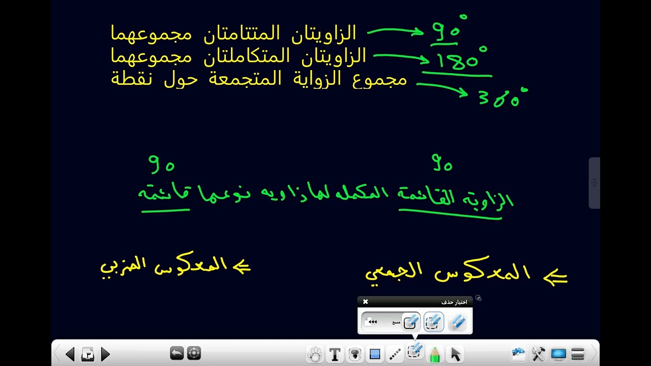 مراجعة الجزء الأول - أولى اعدادي