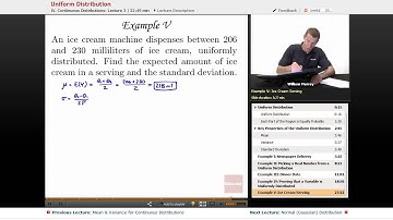 "Uniform Distribution" | Probability with Educator.com