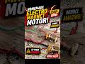 12 Volt Electromagnet Motor ⚡ Super Fast Homemade DC Motor