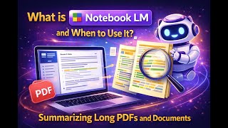 Notebook LM Tutorial for Beginners | Summarize PDFs & Research Faster