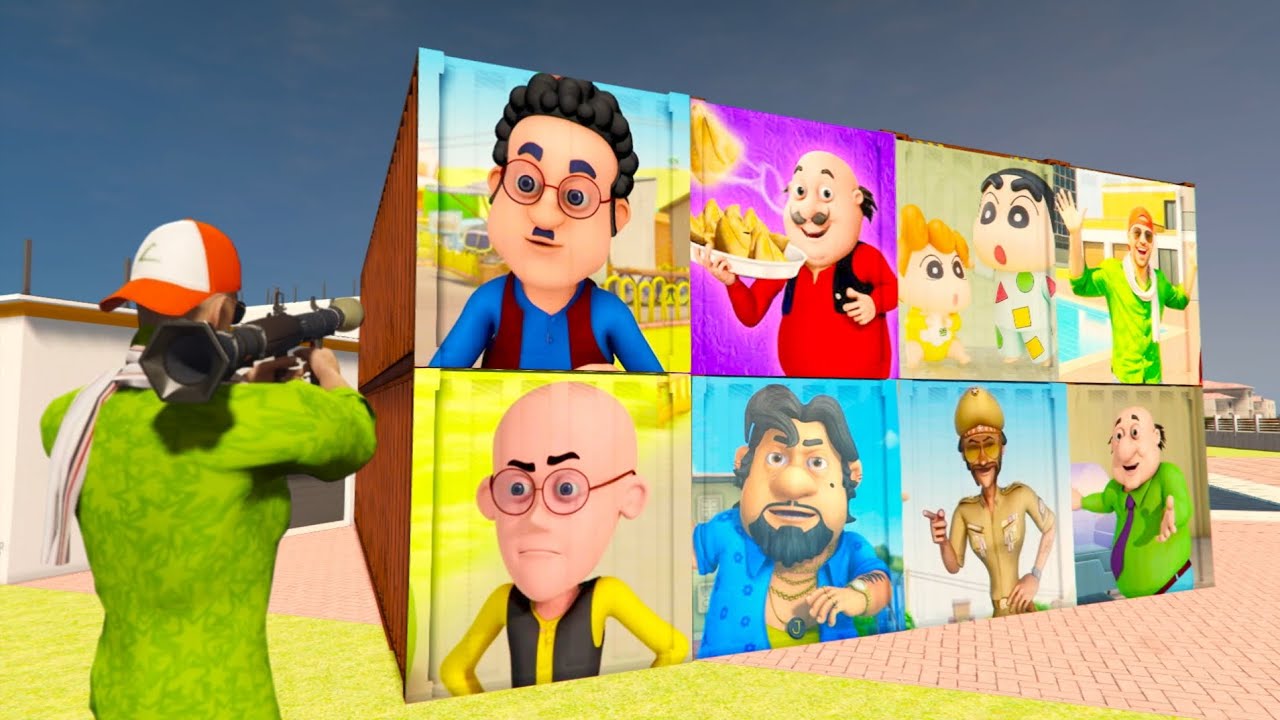 😱 Franklin Open Cartoon Mystery Containers 💥😡 Indian Theft Auto💥🤡Indian Bike Driving 3D