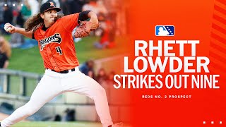 Rhett Lowder strikes out nine batters | MiLB Highlights