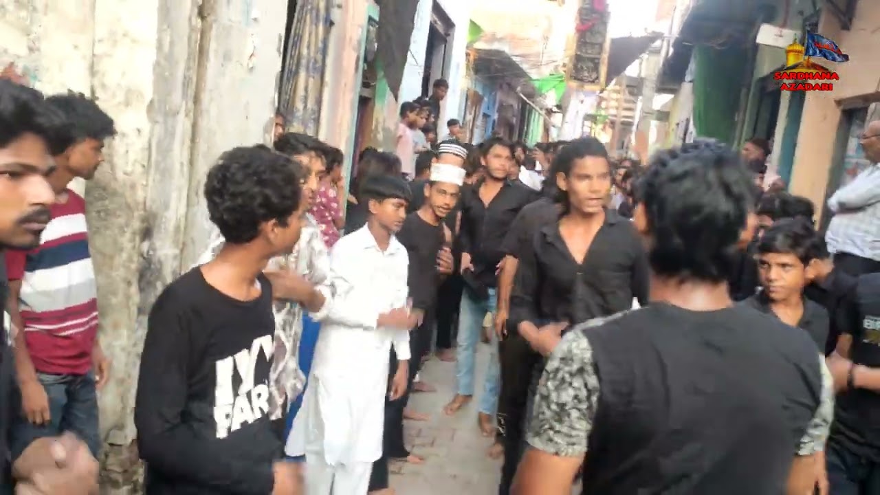 1st Muharram Juloos E Alam Sardhana | Anjuman E Shabbiriya Sardhana Meerut | 1447/2025