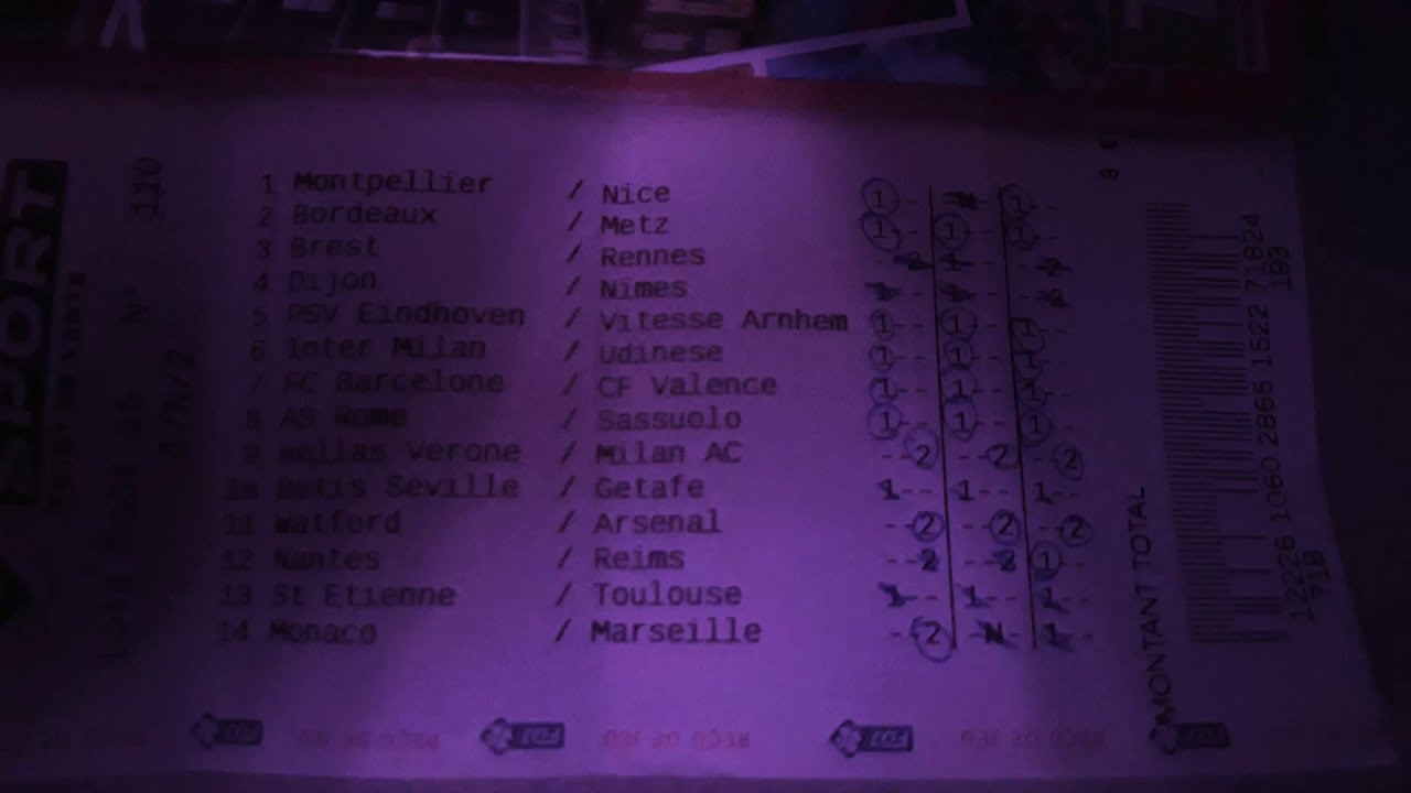 Gros gain loto foot pactole 1000000 d'euros 2019