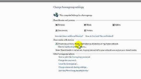 How to use the Windows 7 Homegroup