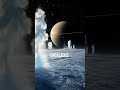 What would you see on Saturn's moons🌝?
