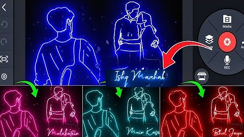 Trending glow+raindrops status editing - Kinemaster New Style Lyrics Status Editing Node Video editi