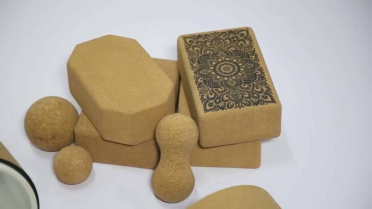 cork yoga mat，yoga block， yoga ball， yoga wheel