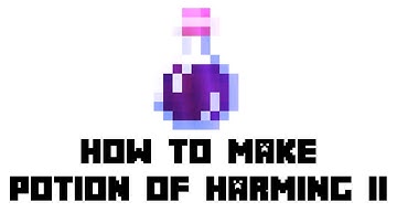 Minecraft: How to Make Potion of Harming II