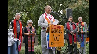 "Love Knows No Borders" UCC Conference Minister Witness in Washington D.C.