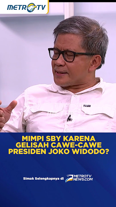 Rocky Gerung: Mimpi SBY Karena Gelisah Cawe-Cawe Joko Widodo