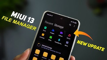 MIUI 13 File Manager New Update For Xiaomi Phone | Icons Change | MIUI 13 Features