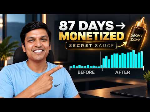 Thumbnail for My YouTube Journey: Monetised in 87 Days